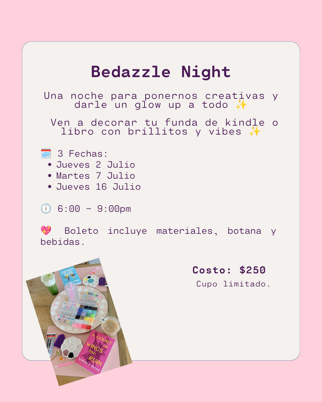 Bedazzle Night - Jueves 2 Julio