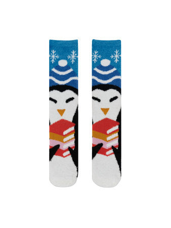 Penguin Reads Cozy Socks