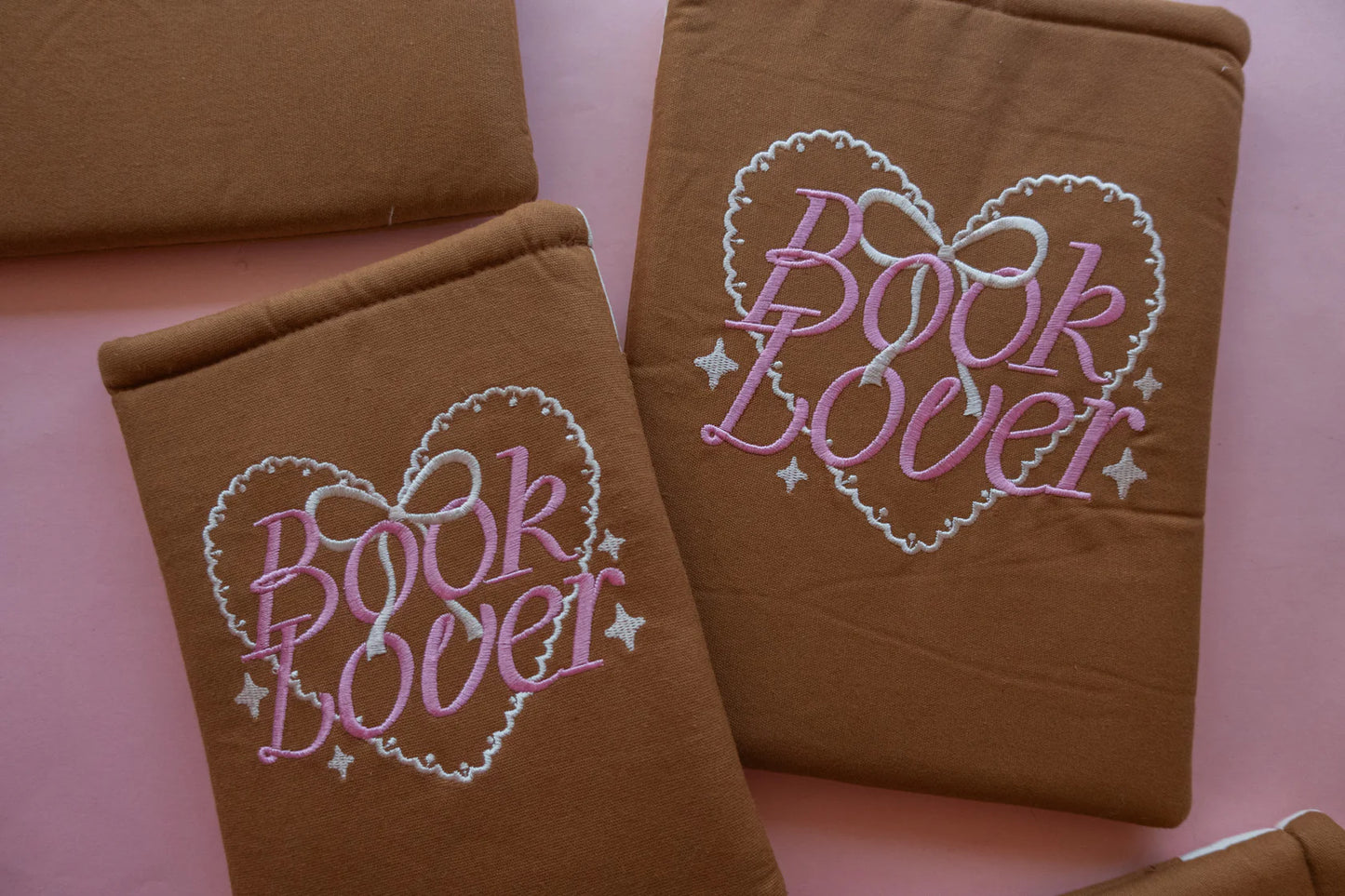 Book Lover Embroidered Book/Kindle Sleeve