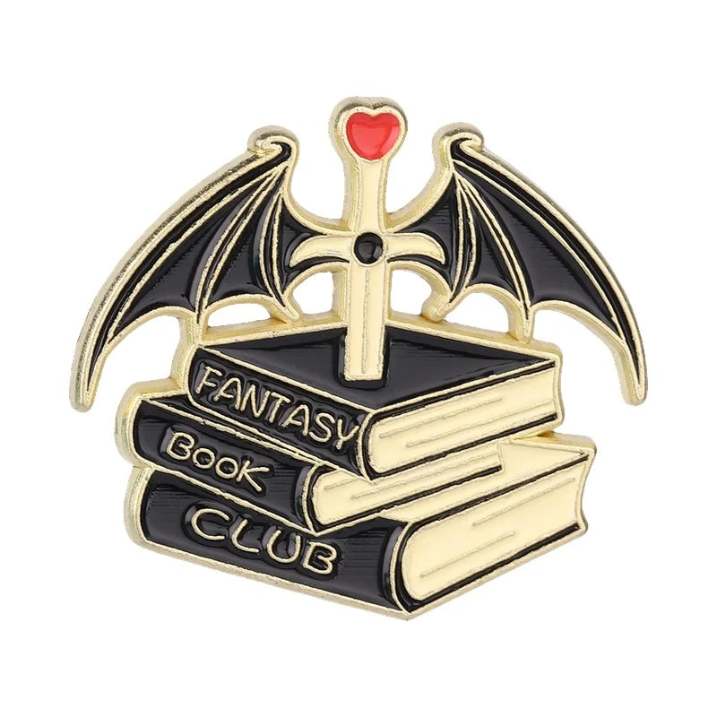 Fantasy Book Club Pin
