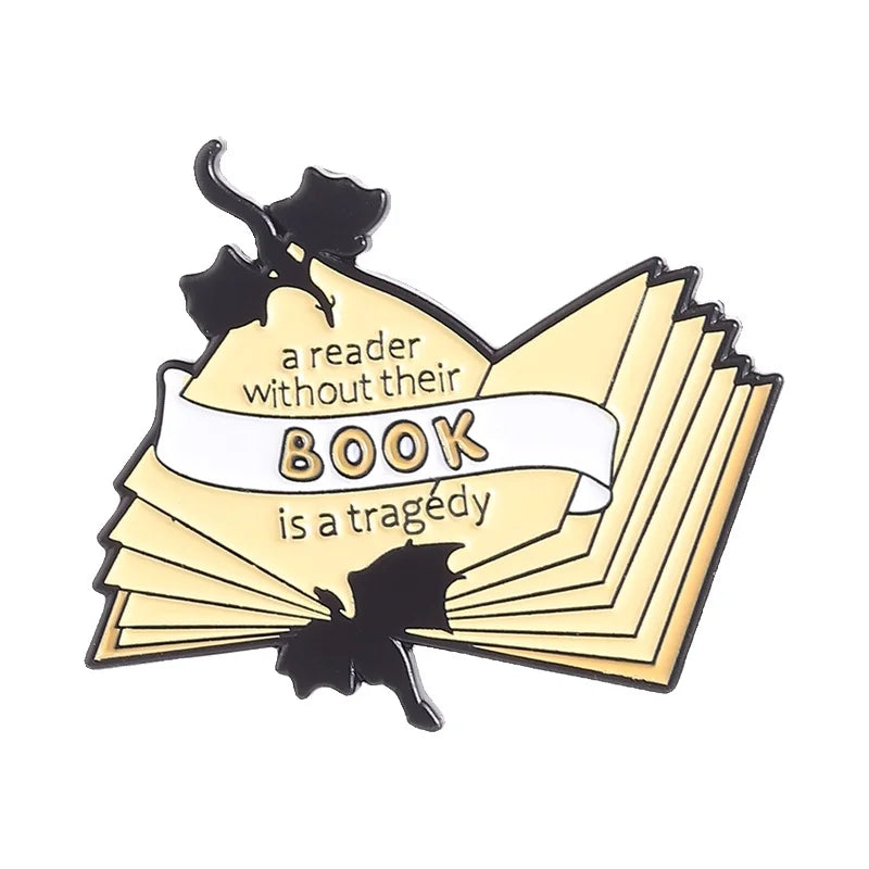 A Reader Without Their Book Pin