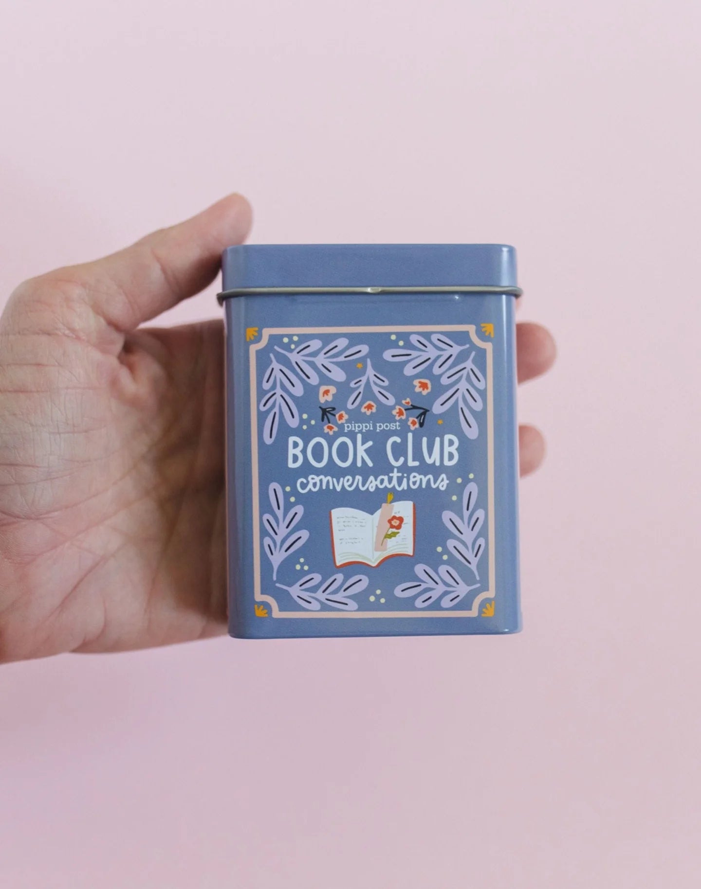 Book Club Reading Conversation Game - Deck of Cards + Storage Tin