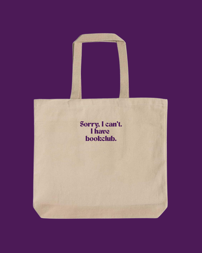 Bookclub Passport Twill Tote