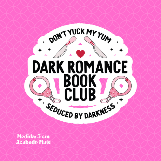 "Dark Romance Book Club" Bookish Sticker