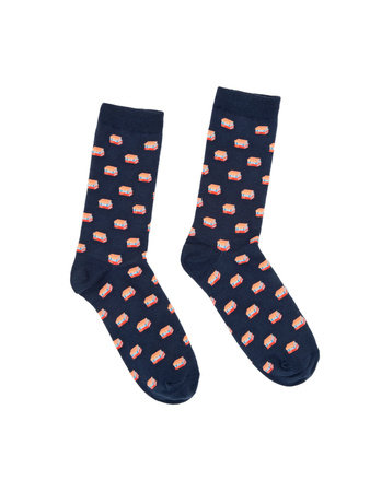 To Be Read Stack Socks