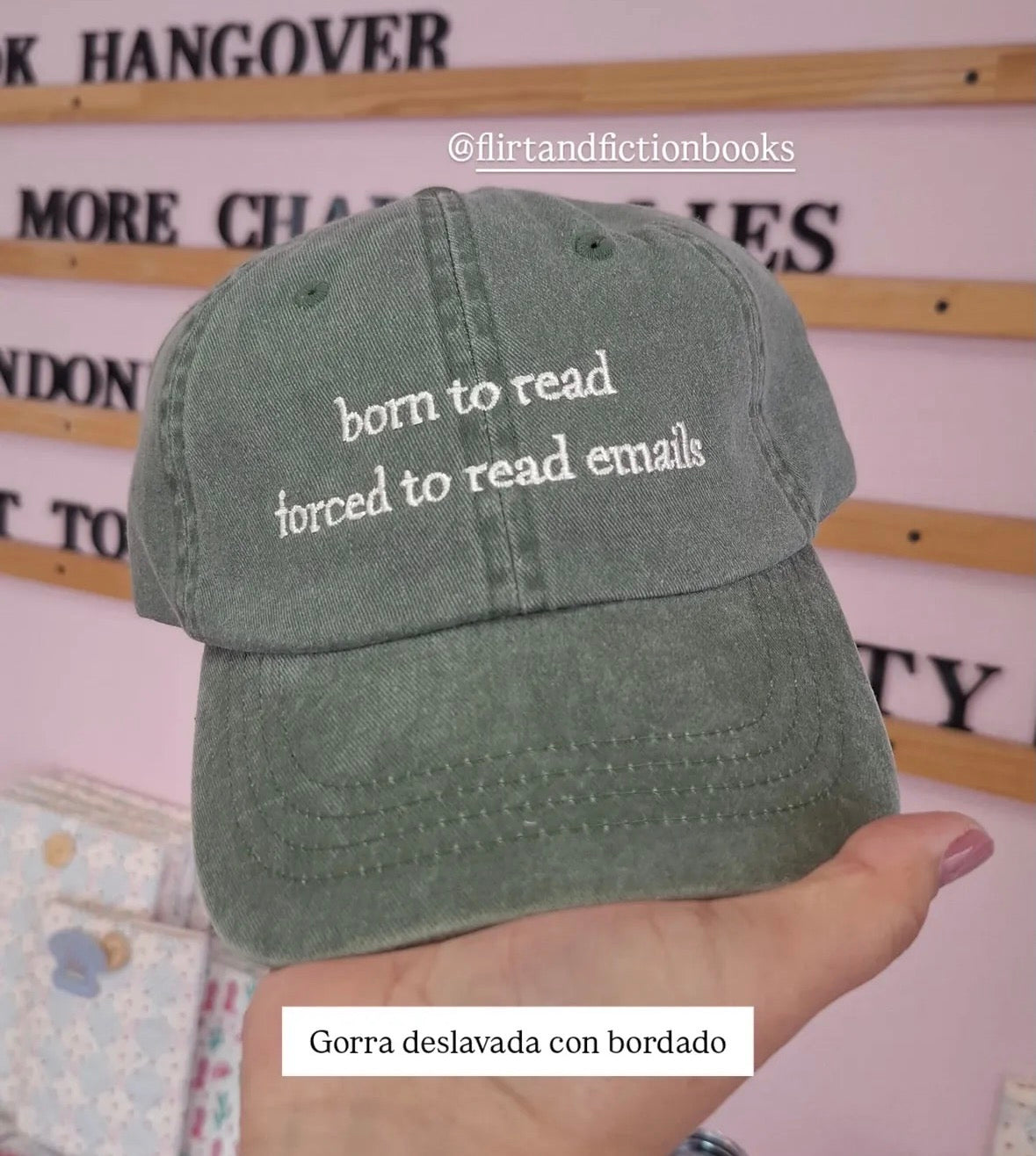 "born to read forced to read emails"  Hat
