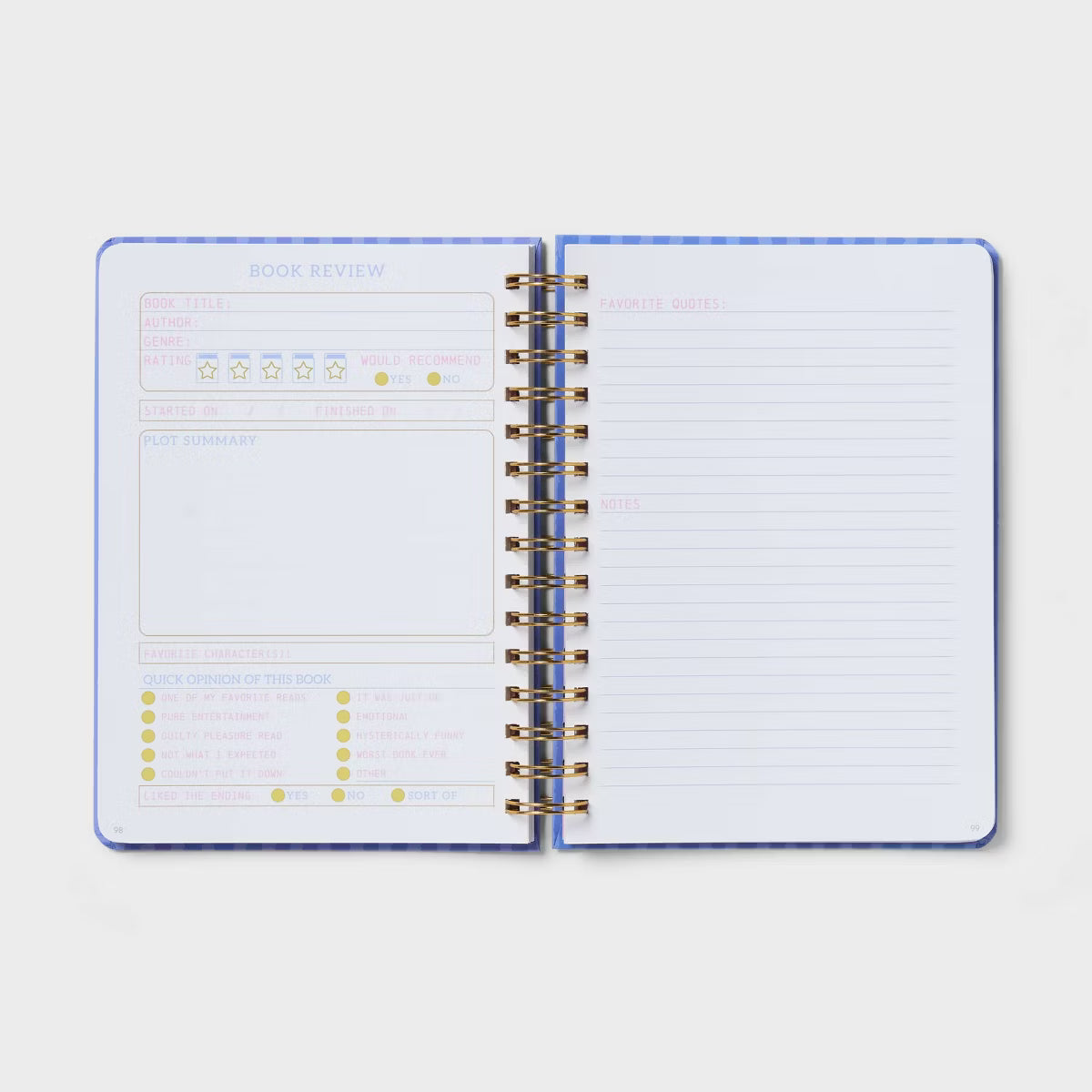 Book Lovers Club Journal