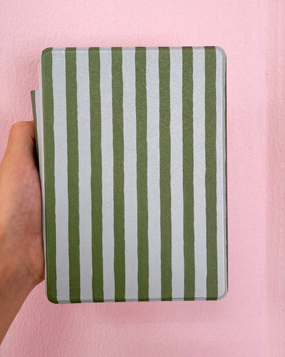 Olive Stripe Magnetic Kindle Case