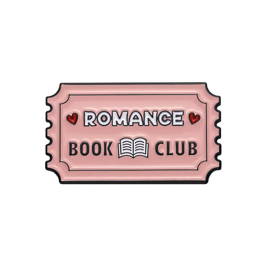 Romance Book Club Pin