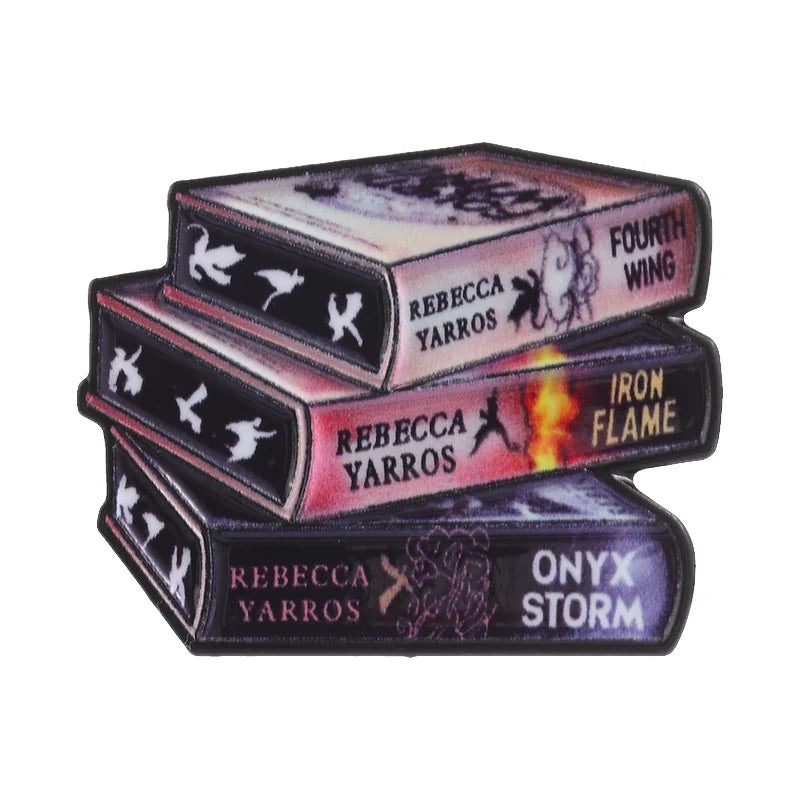 Empyrean Book Stack Pin
