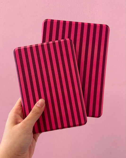 Wine & Stripe Magnetic Kindle Case