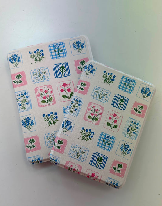 Flowers Pattern Magnetic Kindle Case