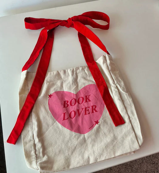 Book Lover Bow Tie Bag by Bookcharmsstore