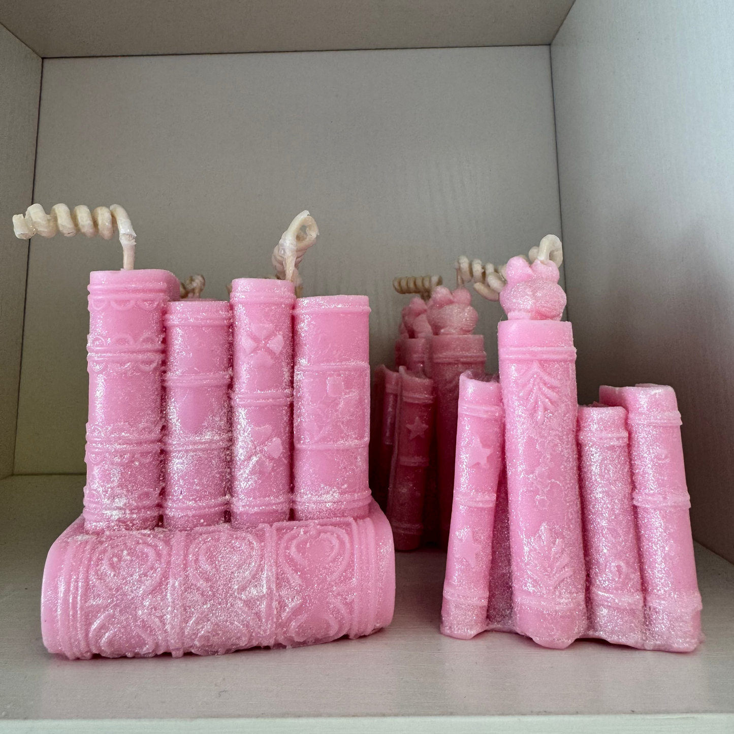 Books Decor Candle
