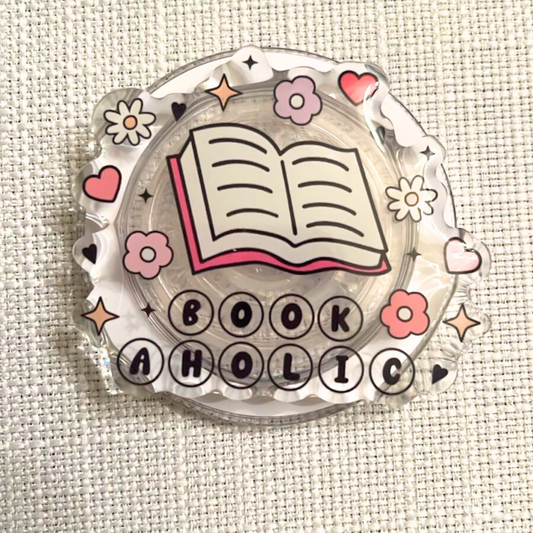 "Bookaholic" MagSafe Kindle Grip