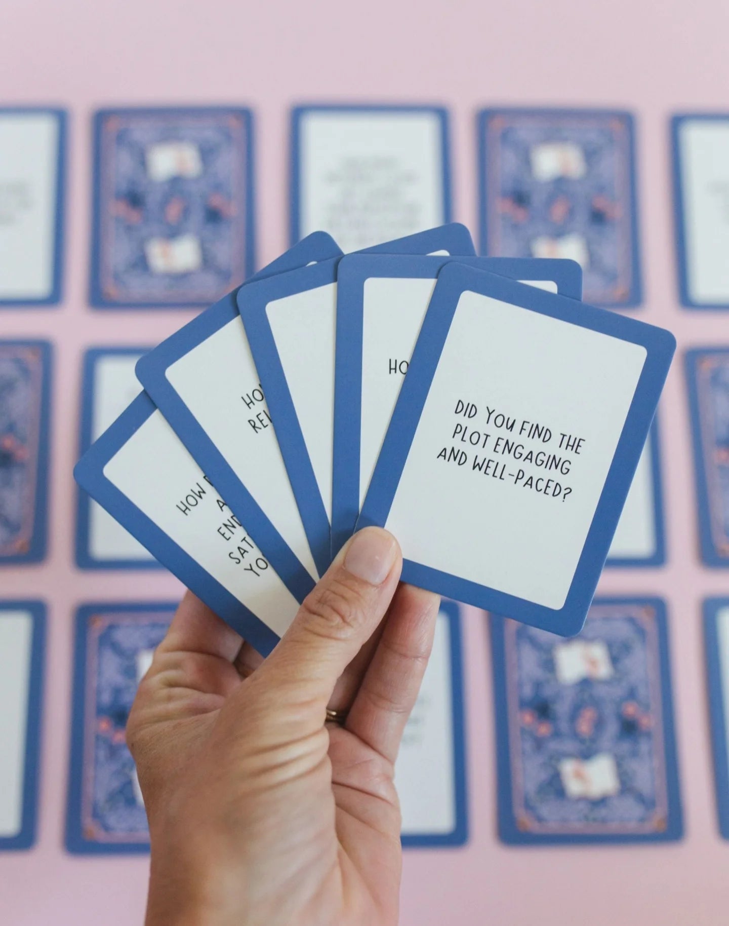 Book Club Reading Conversation Game - Deck of Cards + Storage Tin